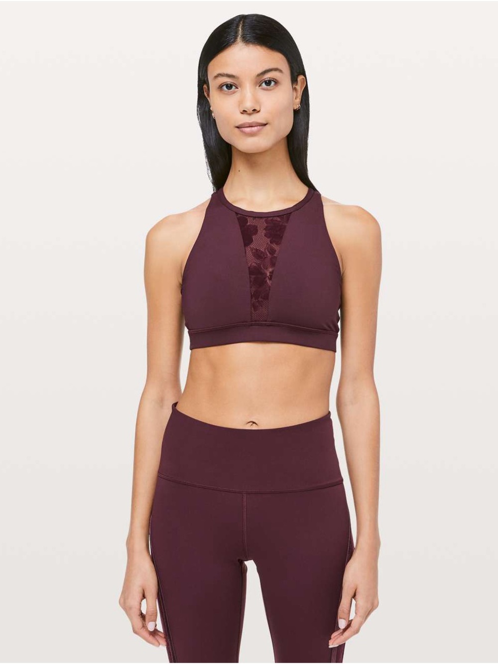 Lululemon Energy Bra Flocked
Dark Adobe Size 8
